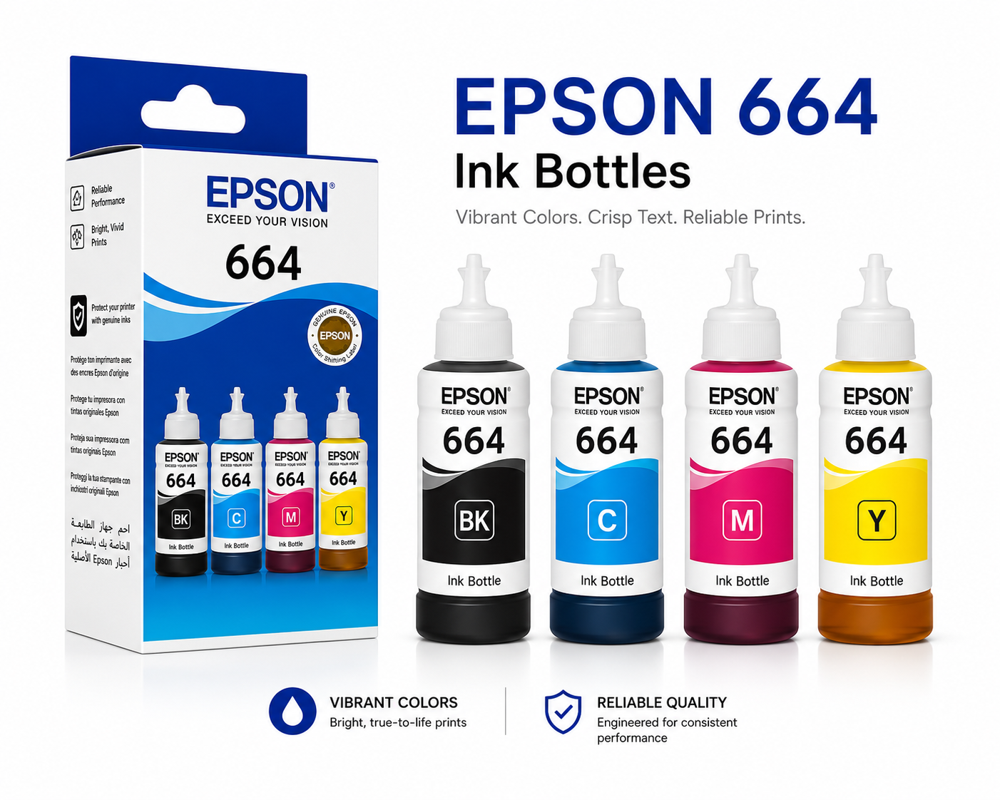 Epson 664 Ink Set (Generic)